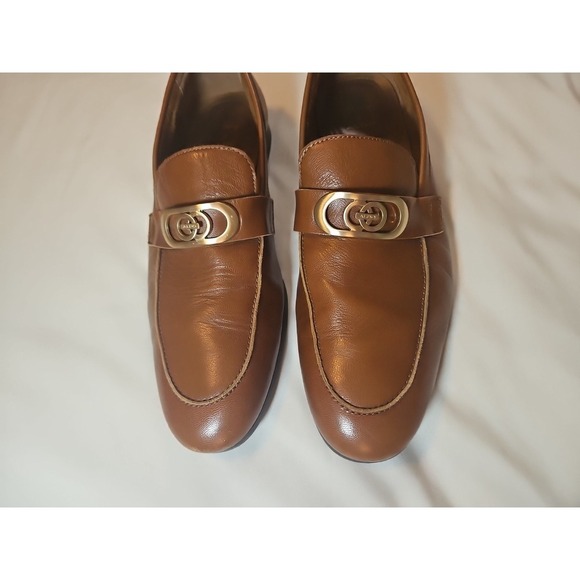 Disney X Aldo Mens Leather Loafer Cognac Brown Mickey D100loafer Men's size 10 - Picture 5 of 12